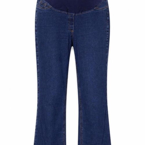 Papaya Womens Blue   Straight Jeans Size 12 L28 in - STRECHY WAISTBAND