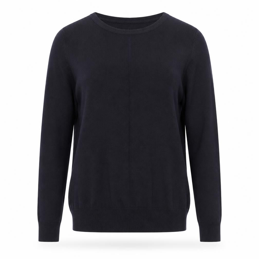 Front view of F&F women’s black jumper, size UK 6