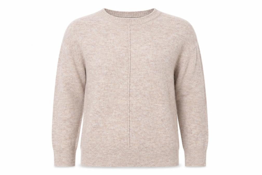 Front view of Papaya women’s brown jumper, size S