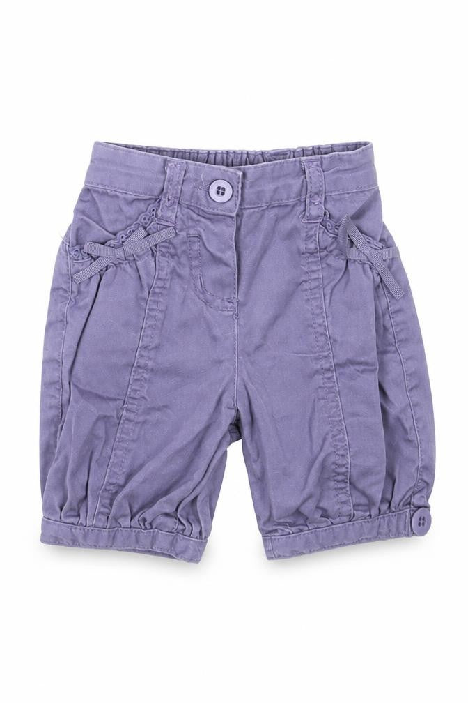 Monsoon Girls Purple    Trousers Size 3-6 Months  - shorts