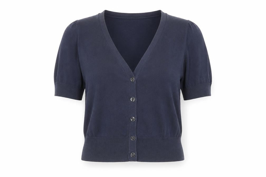 F&F Womens Blue  Knit Cardigan Jumper Size 16