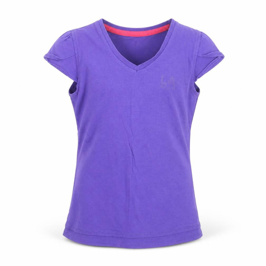 LA Gear Girls Purple   Basic T-Shirt Size 11-12 Years