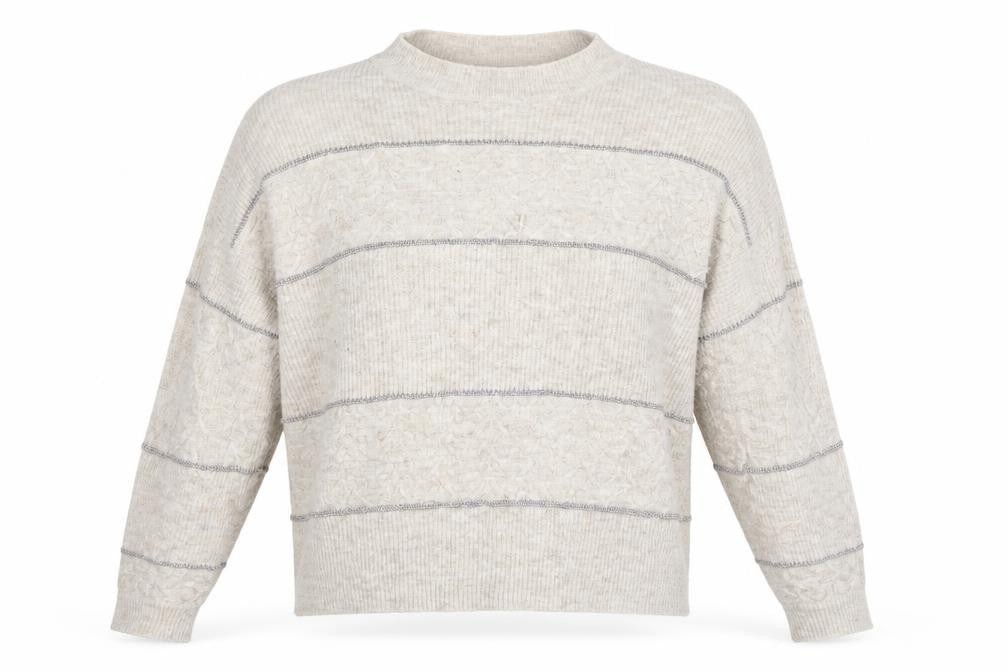 Front view of Oasis women’s beige jumper, size XL