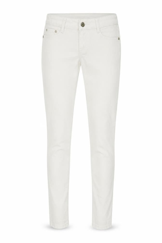 LD Style Womens White  Denim Skinny Jeans Size 8 L30 in