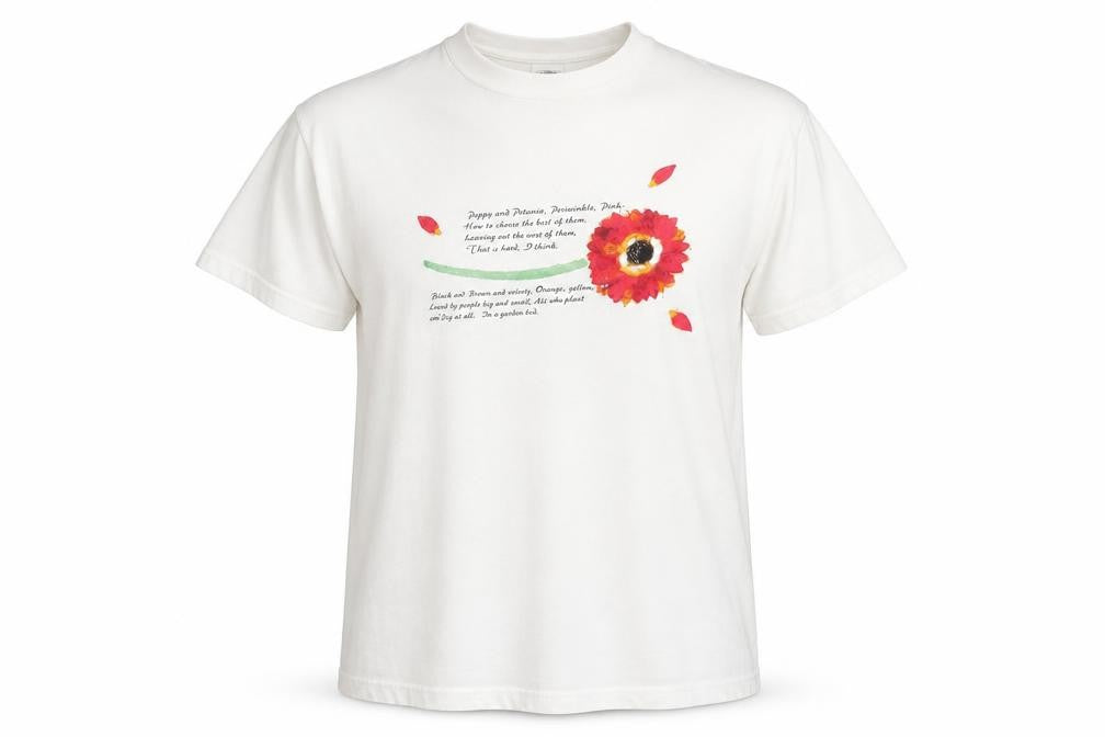 Front view of shhhhh women’s white basic t-shirt one size
