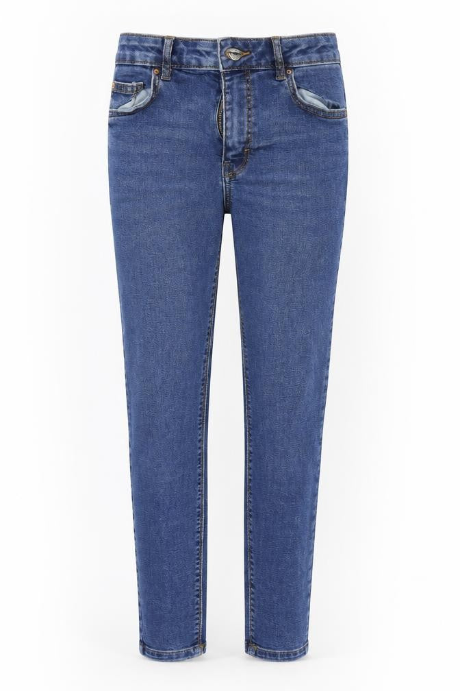 Denim & Co. Womens Blue   Straight Jeans Size 10 L25 in