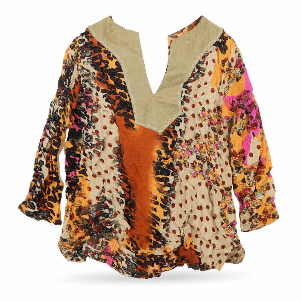 Pretend To Bee Girls Beige   Kimono Blouse Size 3 Years