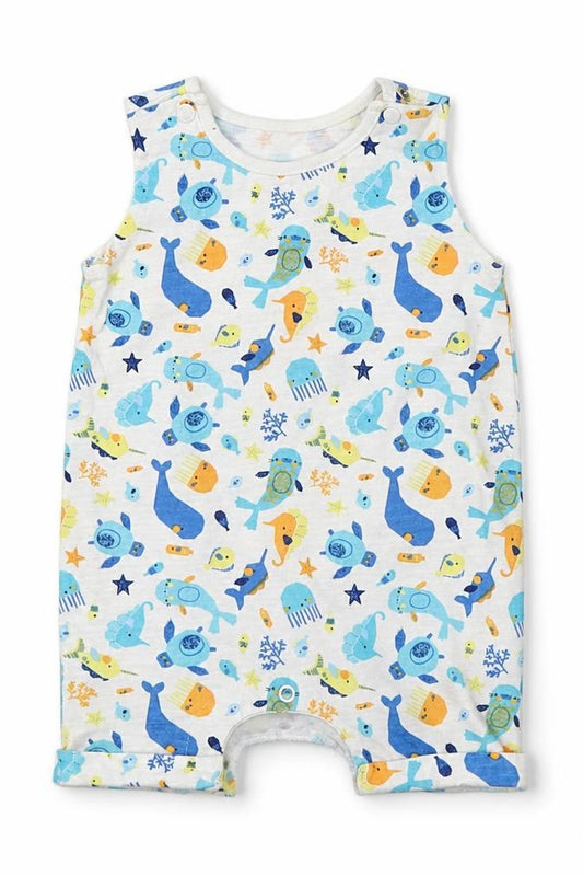 Front view of Tu Baby Multicoloured Babygrow One-Piece, size 0-3, Months
