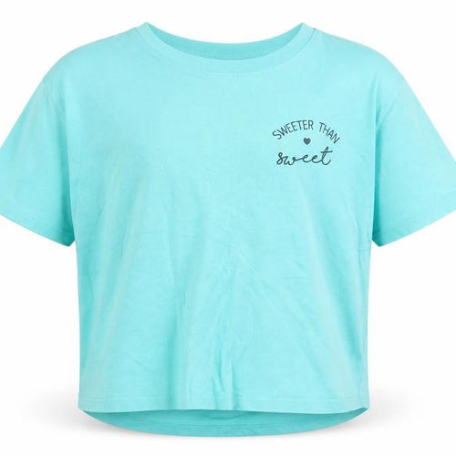 Miss Evie Girls Green Solid   Pyjama Top Size 13-14 Years  - Sweeter Than Sweet