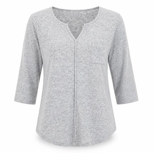 Papaya Womens Grey   Tunic Jumper Size 12  - Front Seam Detail