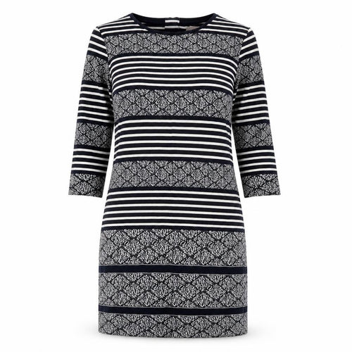 Per Una Womens Blue Striped  T-Shirt Dress  Size 12