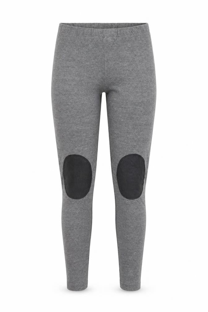 Front view of H&M women’s grey jogger leggings, size UK 8