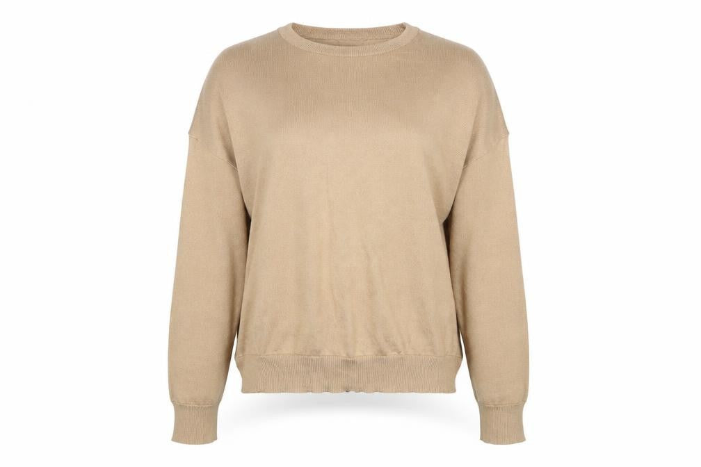 Front view of New Look women’s beige jumper, size L