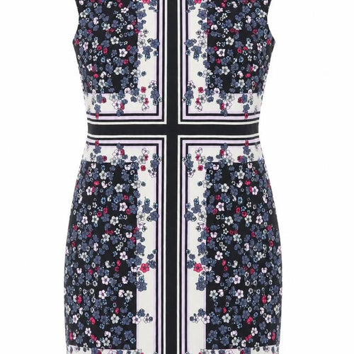 Great Plains Womens Black Floral  Pencil Dress  Size S