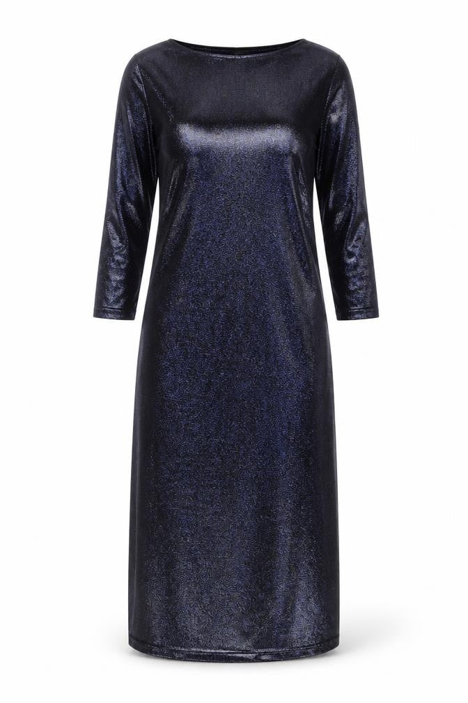 Front view of Topshop women’s black a-line, size UK 12