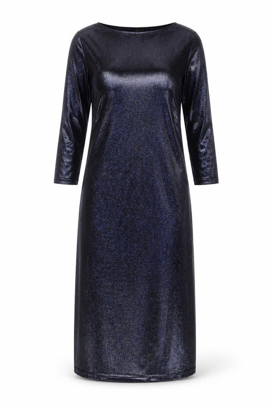 Front view of Topshop women’s black a-line, size UK 12