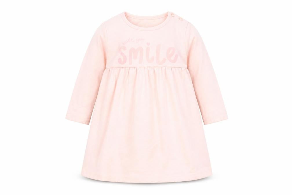 Front view of George Baby Pink A-Line, size 12-18, Months
