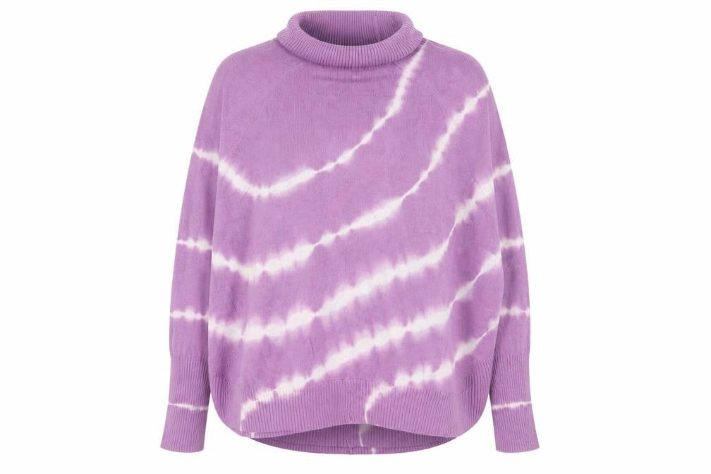 INC International Concepts Womens Purple Striped  Pullover Jumper Size XL