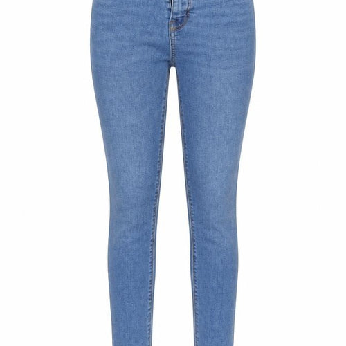 Denim & Co. Womens Blue   Tapered Jeans Size 8 L29 in