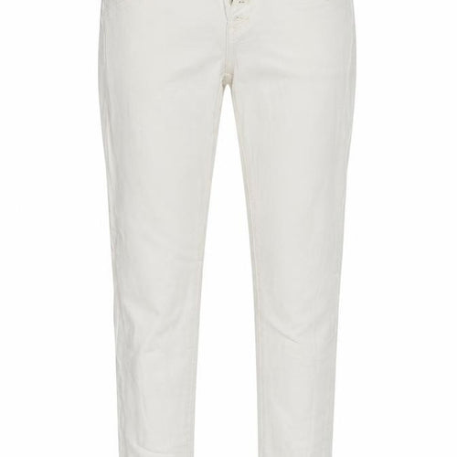 Preworn Womens White   Tapered Jeans Size S L28 in