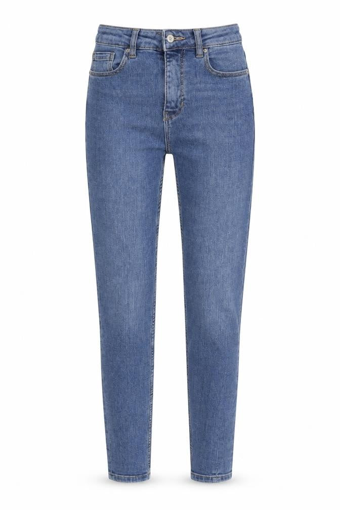 TALLY WEiJL Womens Blue   Tapered Jeans Size 6 L27 in - Elastic Waist