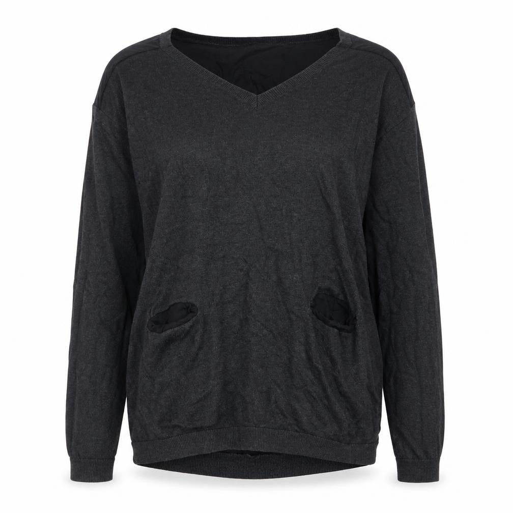 Front view of Part Two women’s grey basic t-shirt, size L