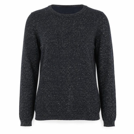 Front view of Atmosphere women’s blue knit jumper, size UK 10