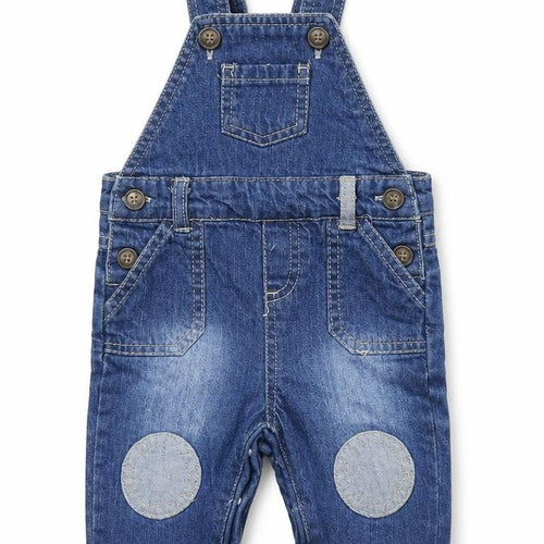 Earlydays Boys Blue  Denim Dungaree One-Piece Size 3-6 Months
