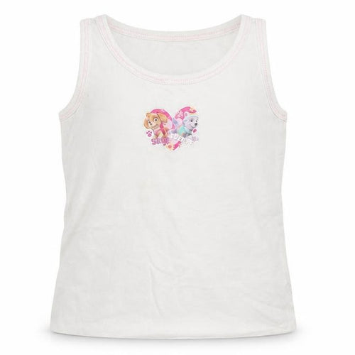Preworn Girls White   Camisole Tank Size 4-5 Years