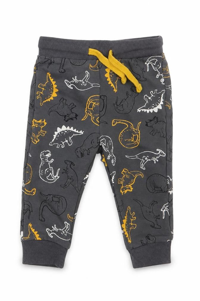 So Cute Baby Grey Animal Print  Jogger Leggings Size 6-9 Months  - Waist 16in; Inside  leg 9in