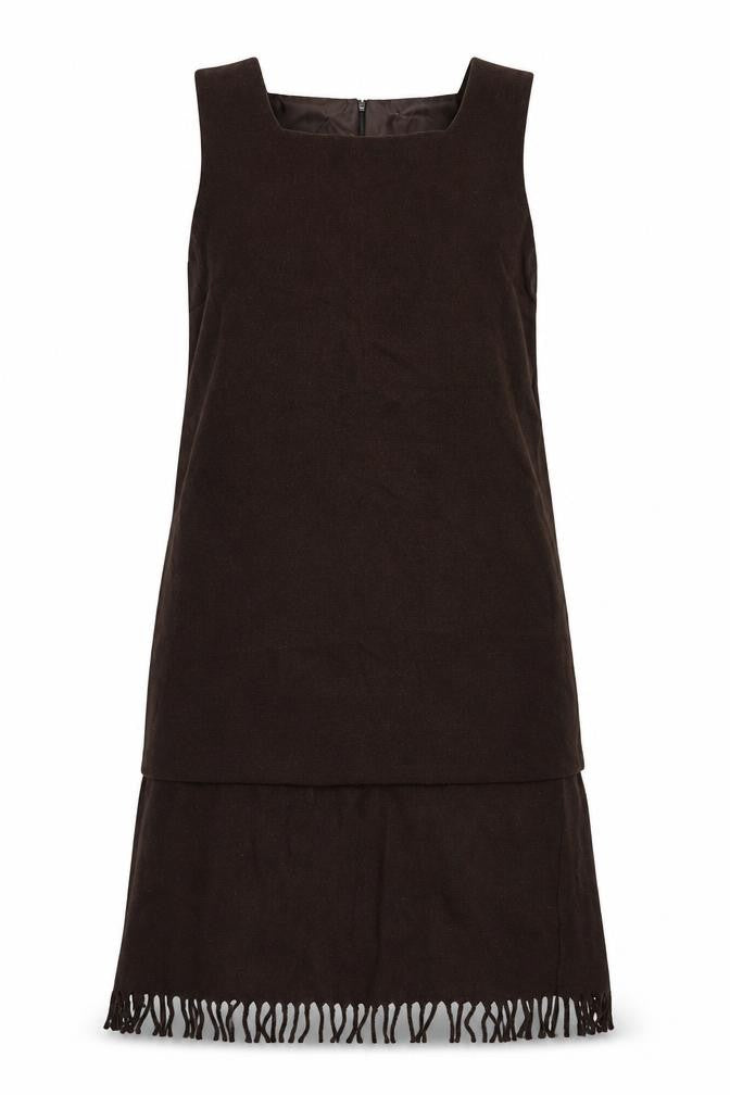 Modern Woman Womens Brown   Fit & Flare  Size 12