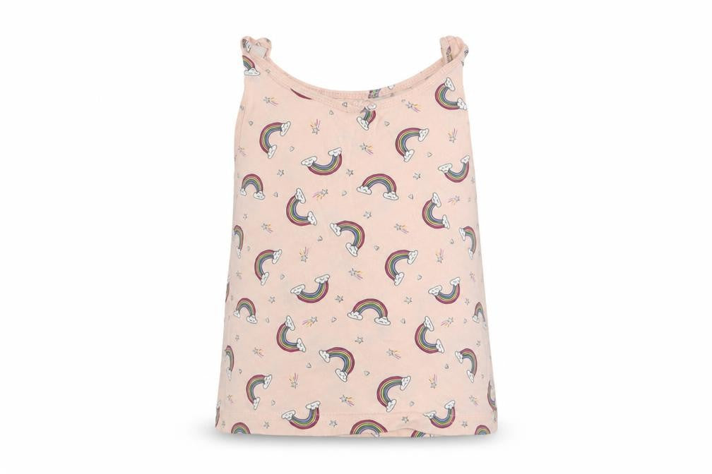 Primark Girls Pink Geometric  Camisole Tank Size 4-5 Years