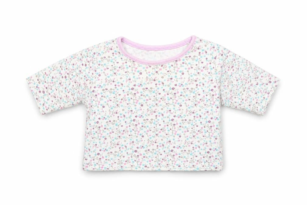 Front view of George Baby Multicoloured Floral Basic T-Shirt, size 0-3, Months