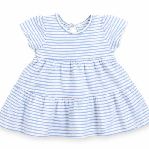 Primark Baby Blue Striped  Fit & Flare  Size 3-6 Months