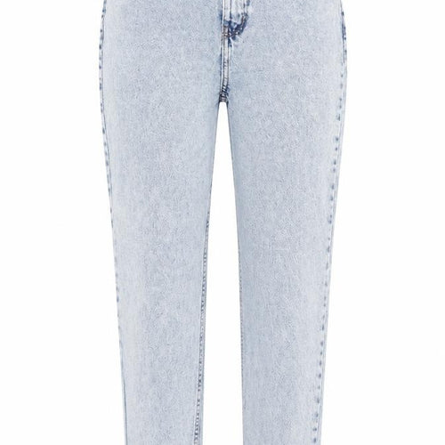 Denim & Co. Womens Blue  Denim Straight Jeans Size 6 L28 in