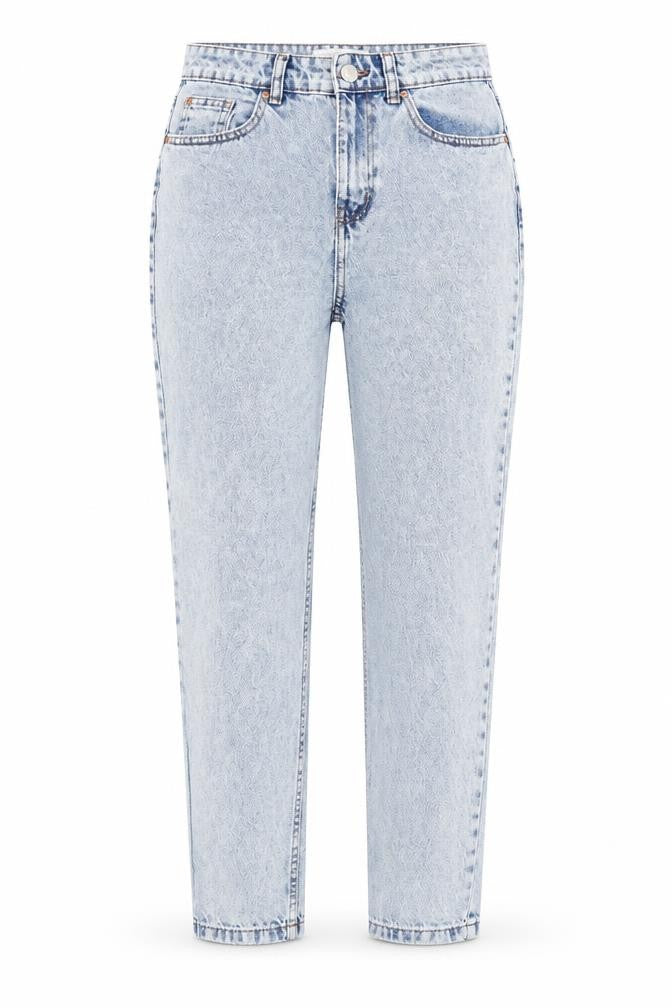 Denim & Co. Womens Blue  Denim Straight Jeans Size 6 L28 in