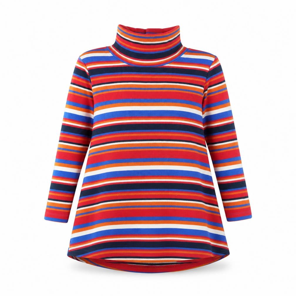 Front view of Next girls’ red striped mini, size 2, years