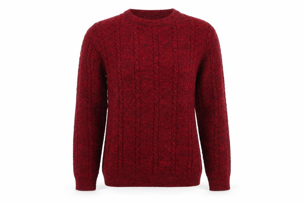 Front view of Choice women’s red jumper, size S