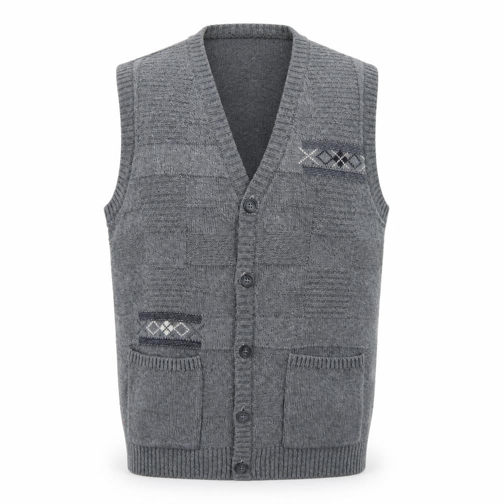 Front view of BHS men’s grey jacket, size S