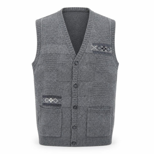 Front view of BHS men’s grey jacket, size S