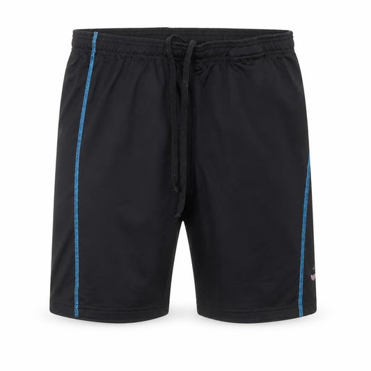 Front view of Civit men’s black sweat shorts, size 42
