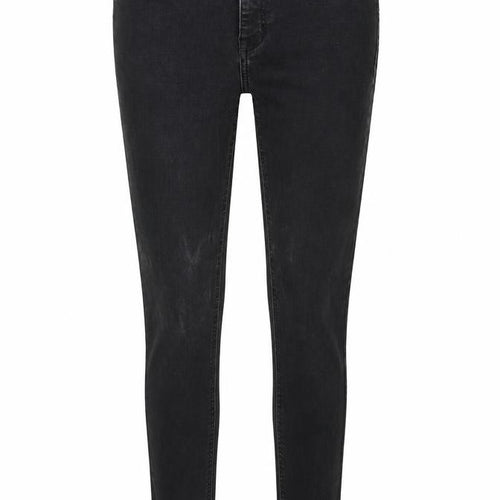 Preworn Womens Black  Denim Skinny Jeans Size 28 in L28 in