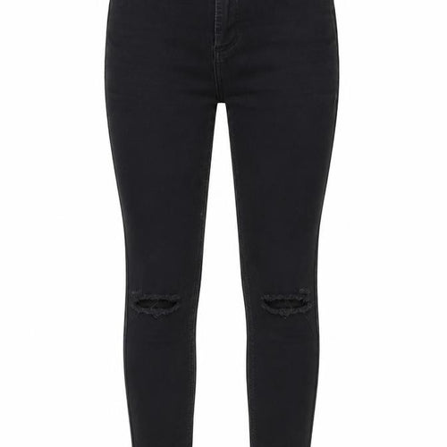 Topshop Womens Black  Denim Skinny Jeans Size 26 in L32 in