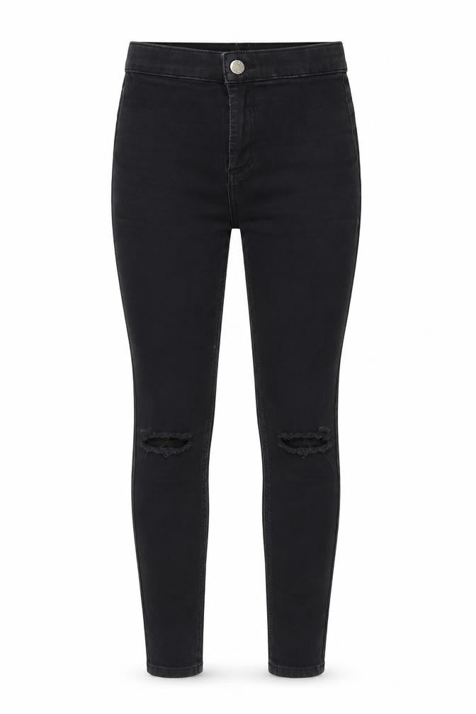 Topshop Womens Black  Denim Skinny Jeans Size 26 in L32 in