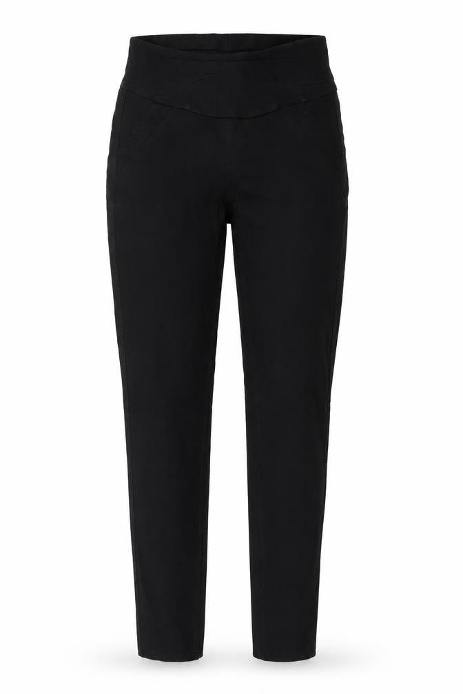 MARILYN Womens Black  Jersey Trousers  Size M L29 in