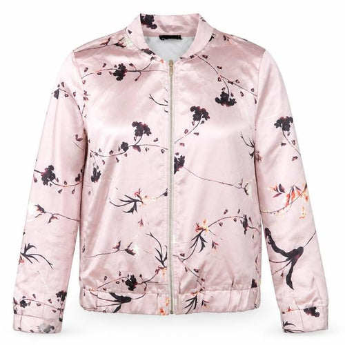be you Womens Pink Floral  Full Zip Jumper Size 8