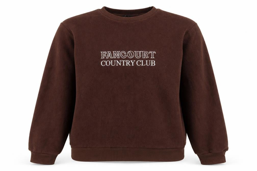 Front view of SHEIN women’s brown jumper, size L