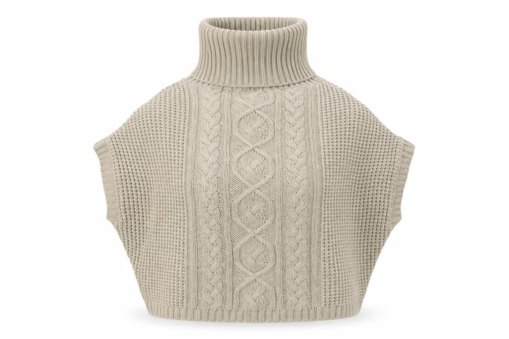 Front view of Lipsy London women’s beige jumper, size S
