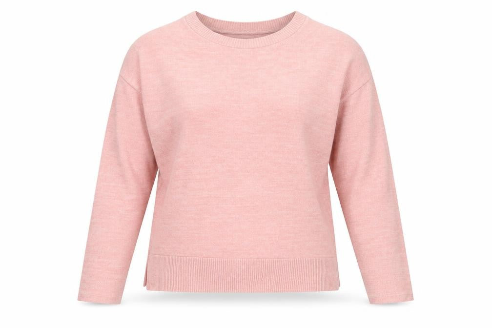 Front view of Astradivarius women’s pink jumper, size S
