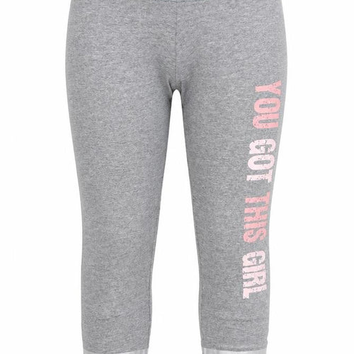 Primark Girls Grey Striped  Capri Trousers Size 5-6 Years